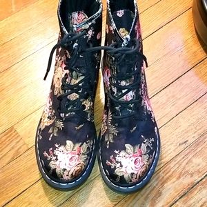 Women's Dr. Martens Floral Fabric Boots